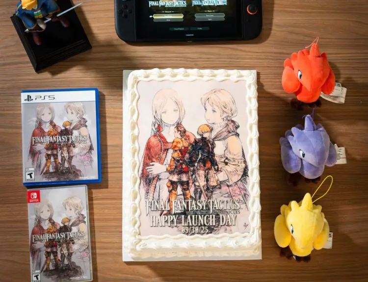 Final Fantasy Tactics Ivalice Chronicles Launch Gets Epic Cake Celebration
