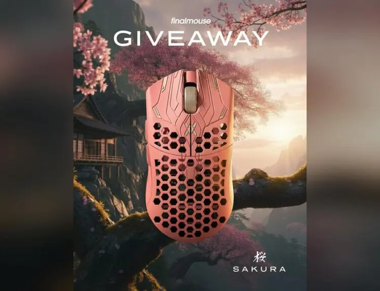 Finalmouse ULX Sakura Giveaway Lets You Win Two Ultra-Light Gaming Mice