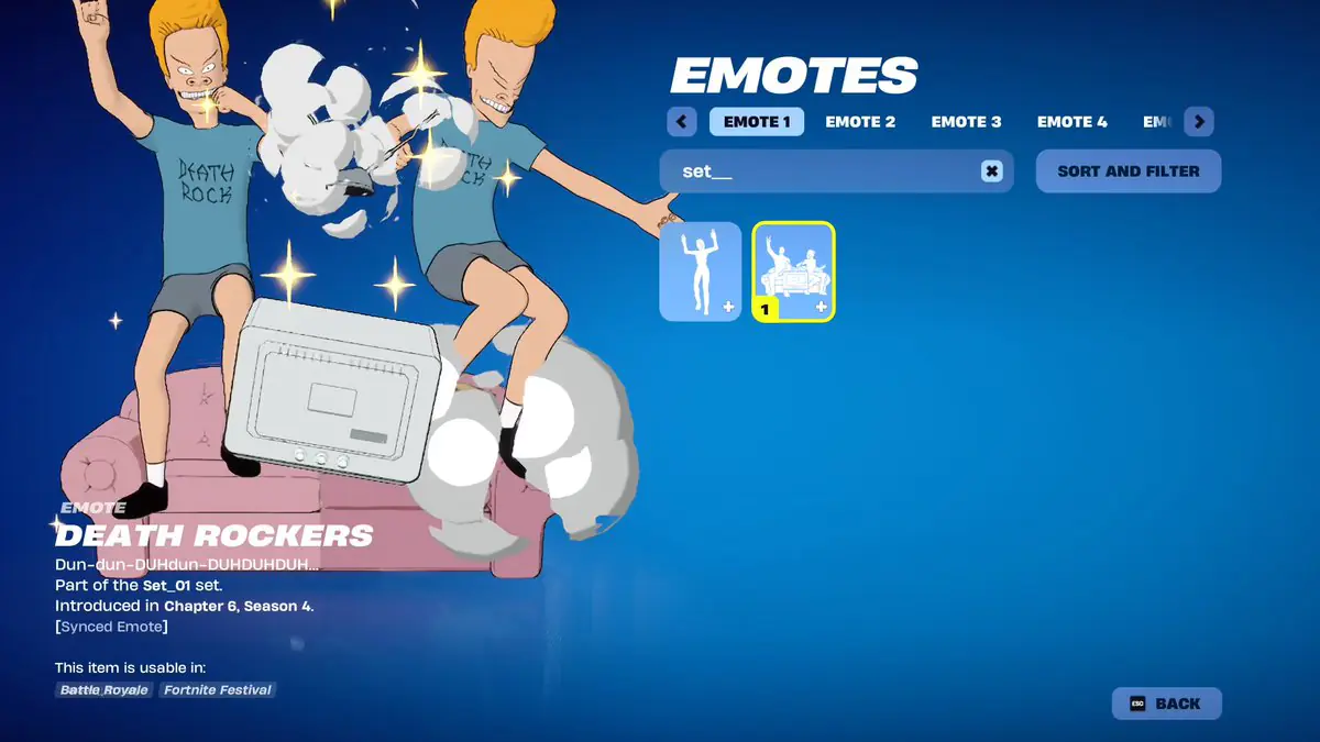 Fortnite Beavis and Butt-Head Emotes Leaked Including Epic Metallica Moment
