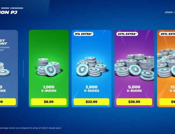 Fortnite Finally Adds Exact V-Bucks Purchases After Years of Player Requests