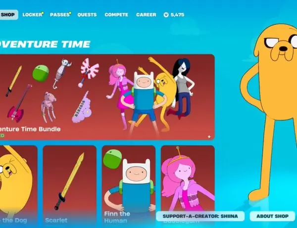 Fortnite's Adventure Time Skins Return With Free Item Web Deal
