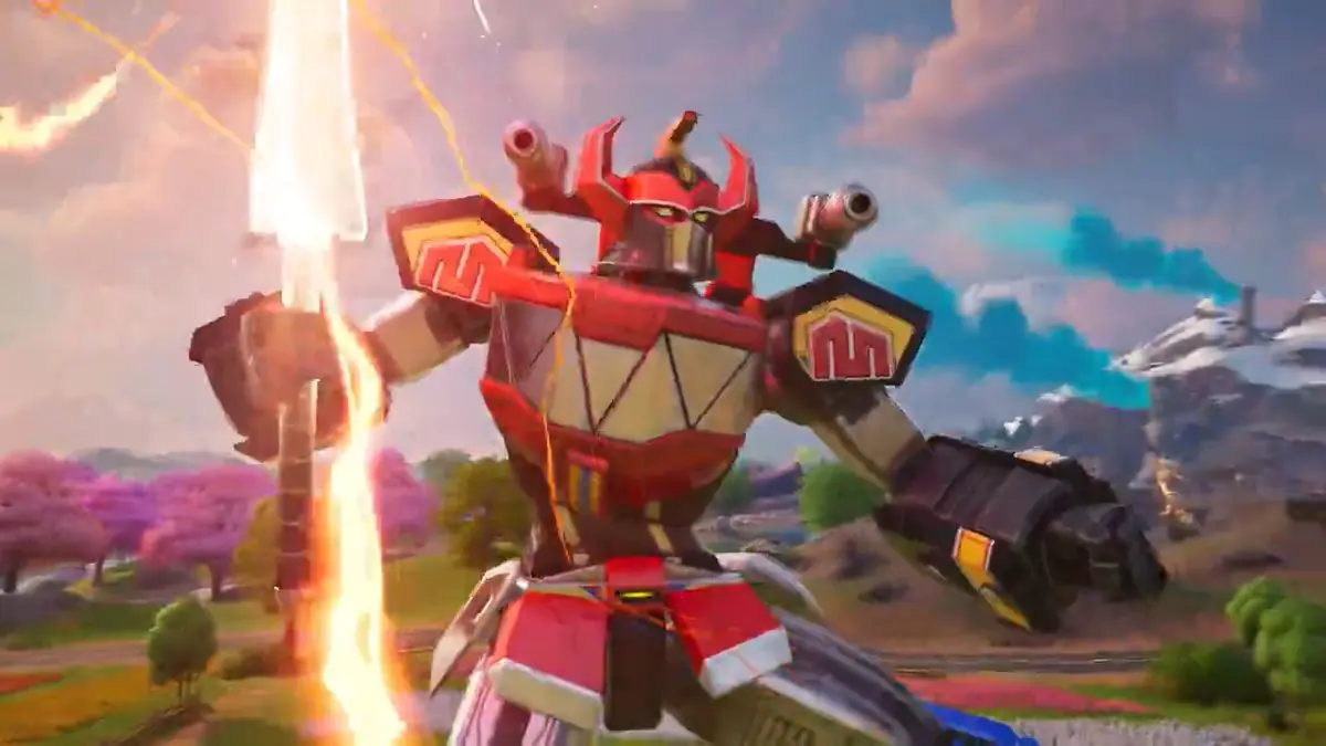 Fortnite's Megazord Is Here And Players Are Losing Their Minds