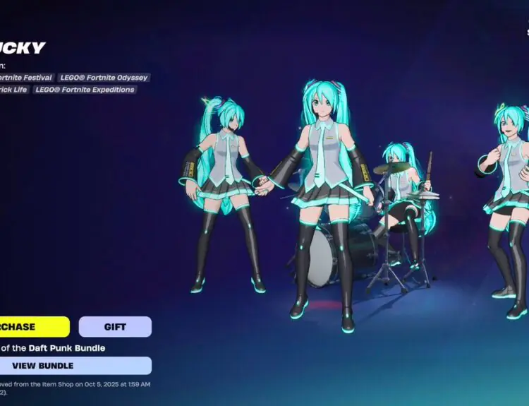 Fortnite's New Daft Punk Get Lucky Emote Has Players Feeling The Vibes