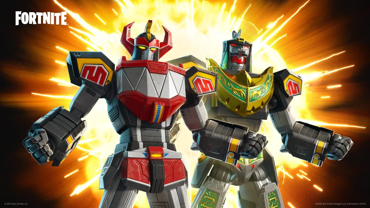 Fortnite's Power Rangers Crossover Brings Dragonzord and Megazord Mayhem