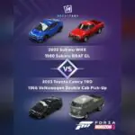 Forza Horizon's Latest Backstage Vote Pits Sedans Against Pickups In Wild Community Showdown