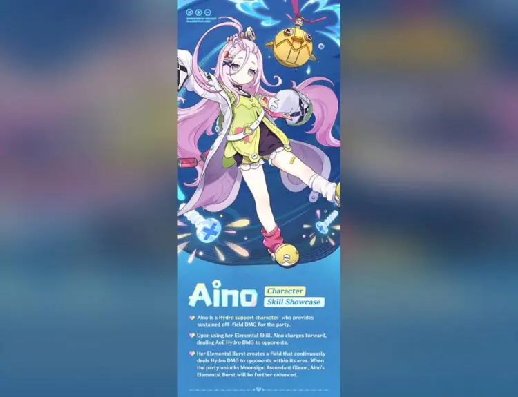 Genshin Impact's New Hydro Claymore Character Aino Sparks Major Hype and Controversy