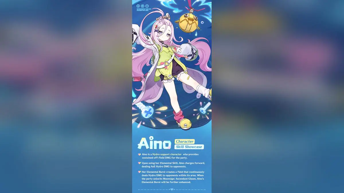 Genshin Impact's New Hydro Claymore Character Aino Sparks Major Hype and Controversy