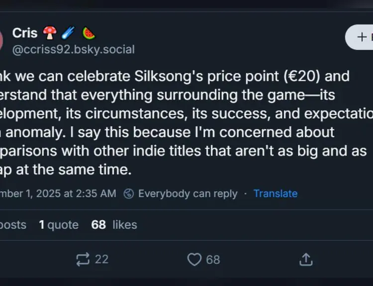 Hollow Knight Silksong Price Drama Sparks Major Backlash From Other Indie Devs