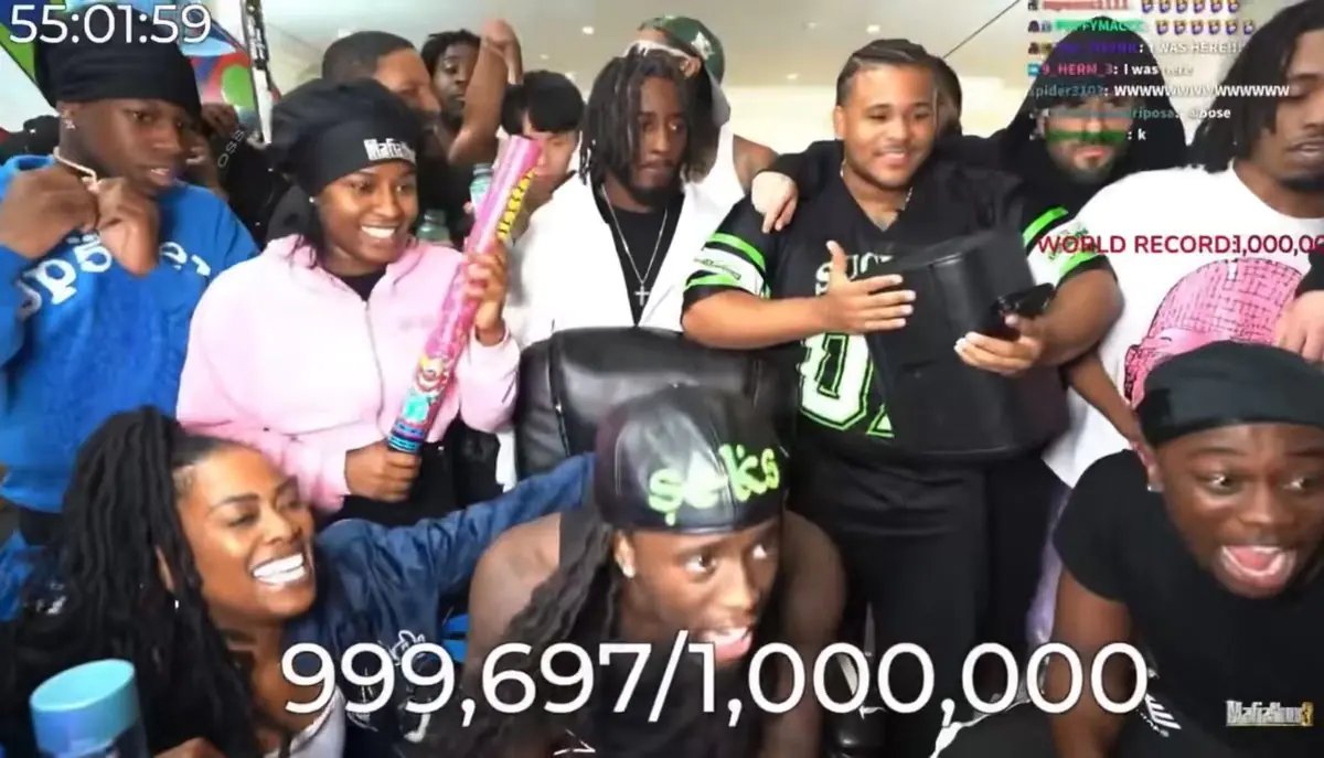 Kai Cenat Makes Twitch History With 1 Million Subscriber Milestone