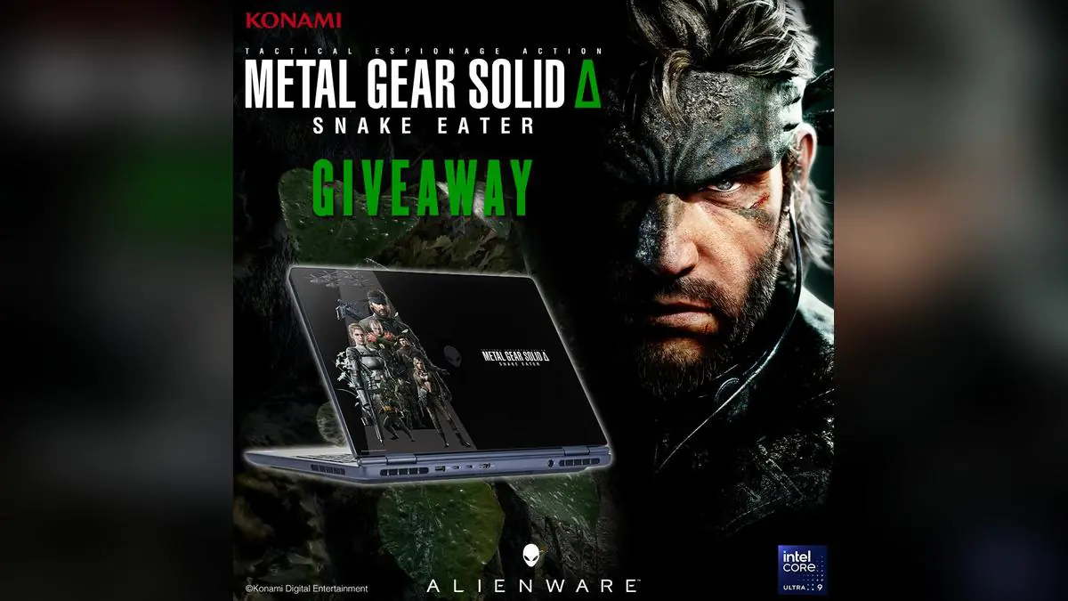 Konami and Alienware Giving Away Insane Metal Gear Solid Delta Snake Eater Laptop