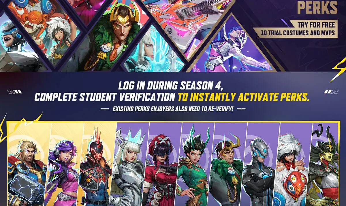 Marvel Rivals College Perks Return With Free Costumes and MVPs