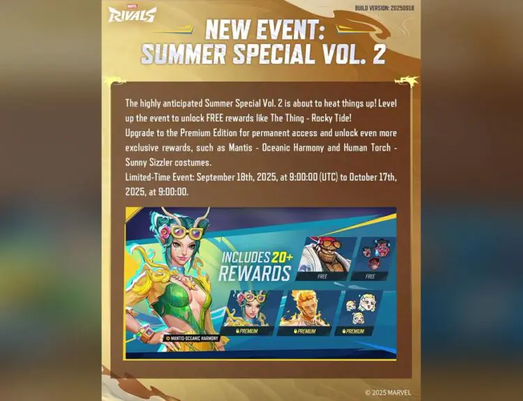 Marvel Rivals Patch 20250918 Drops With No Downtime And Players Are Already Demanding More