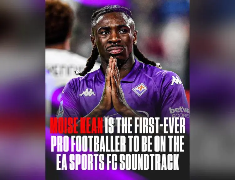 Moise Kean Makes EA Sports FC History With Soundtrack Feature
