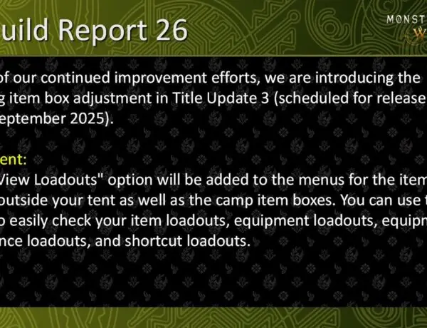 Monster Hunter Wilds Is Finally Fixing Its Most Annoying Menu Problem