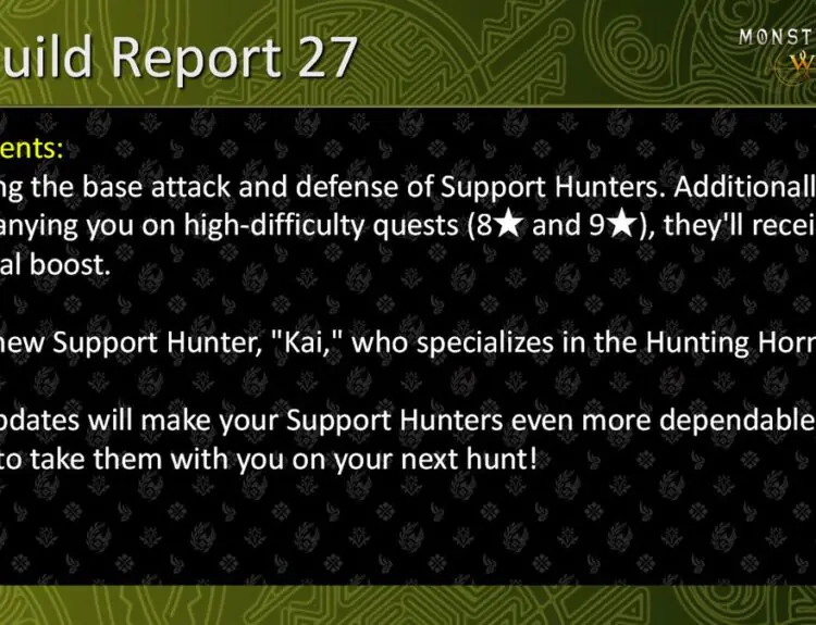 Monster Hunter Wilds Support Hunters Get Major Buffs and New Hunting Horn Buddy