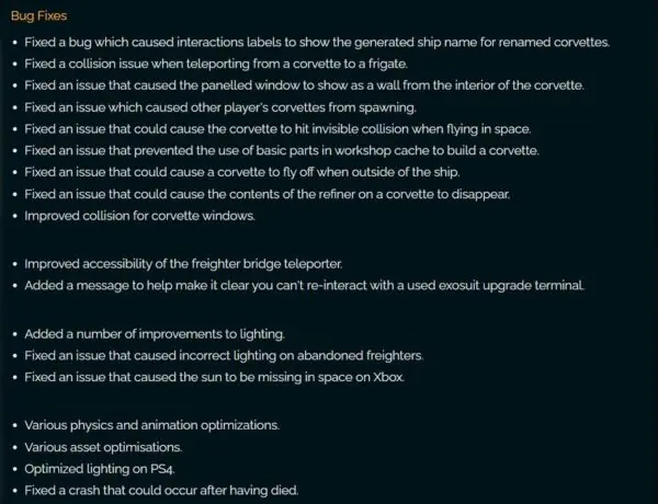 No Man's Sky Hotfix 6.04 Drops With Major Fixes But Switch Players Are Still Waiting