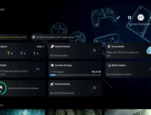 Sony Finally Lets PS5 Players Customize Welcome Hub Backgrounds But Gamers Want More