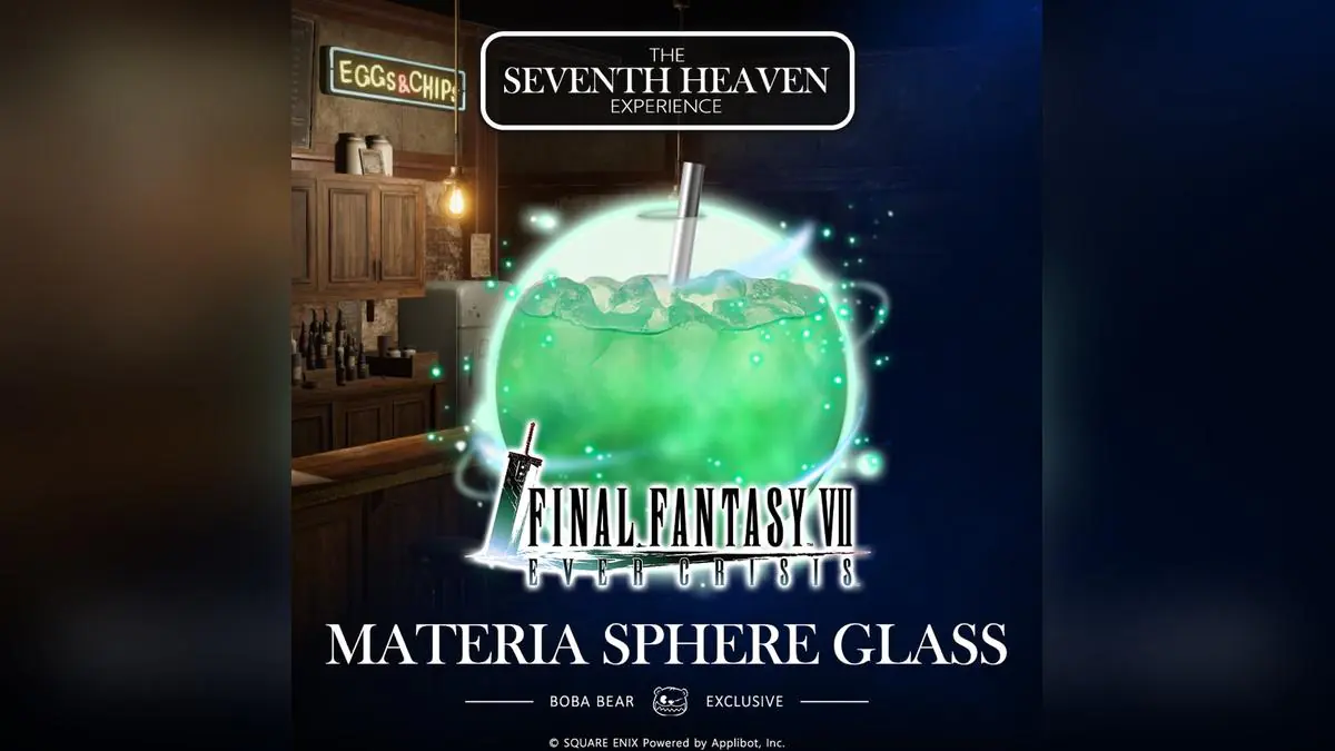 Square Enix's Final Fantasy VII Materia Drink Glasses Hit LA Pop-Up