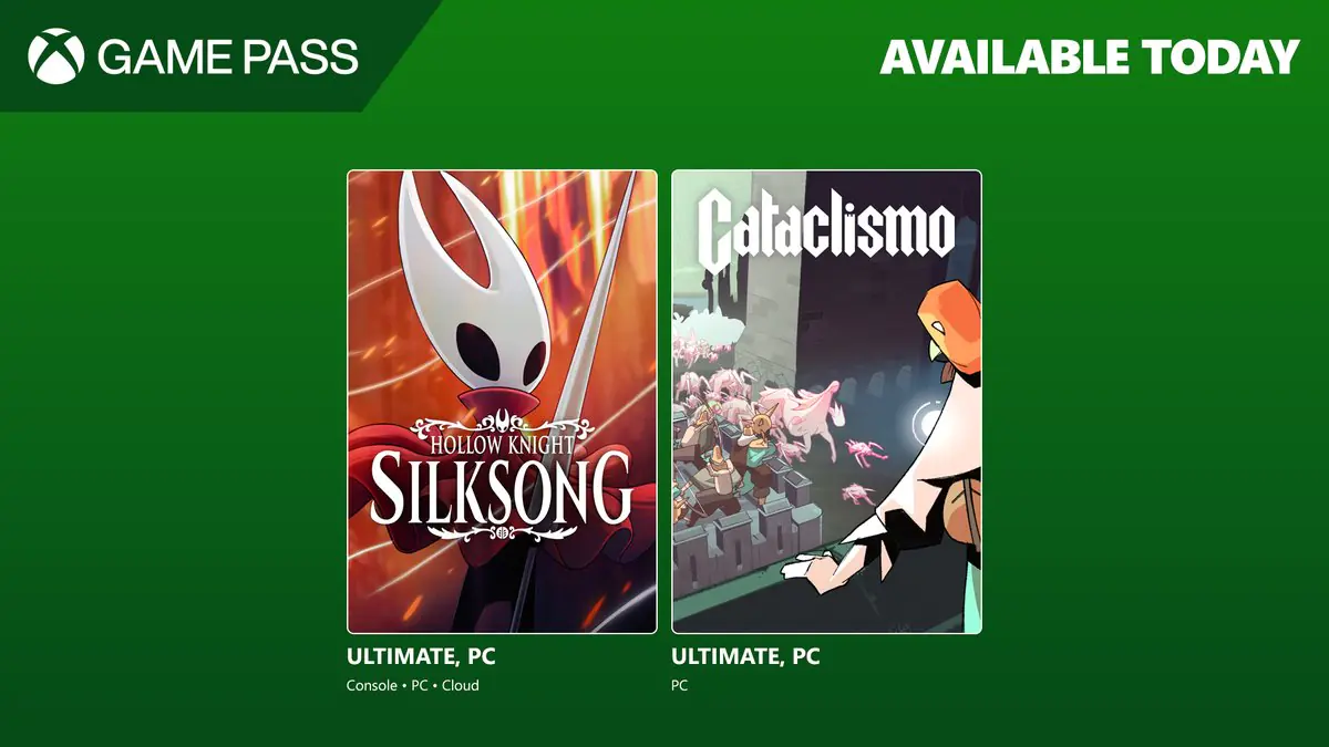 Xbox Game Pass Drops Silksong and Cataclismo in One Amazing Day