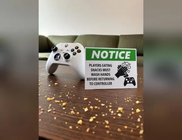 Xbox's Hilarious PSA Goes Viral: Keep Your Snacks Away From Controllers