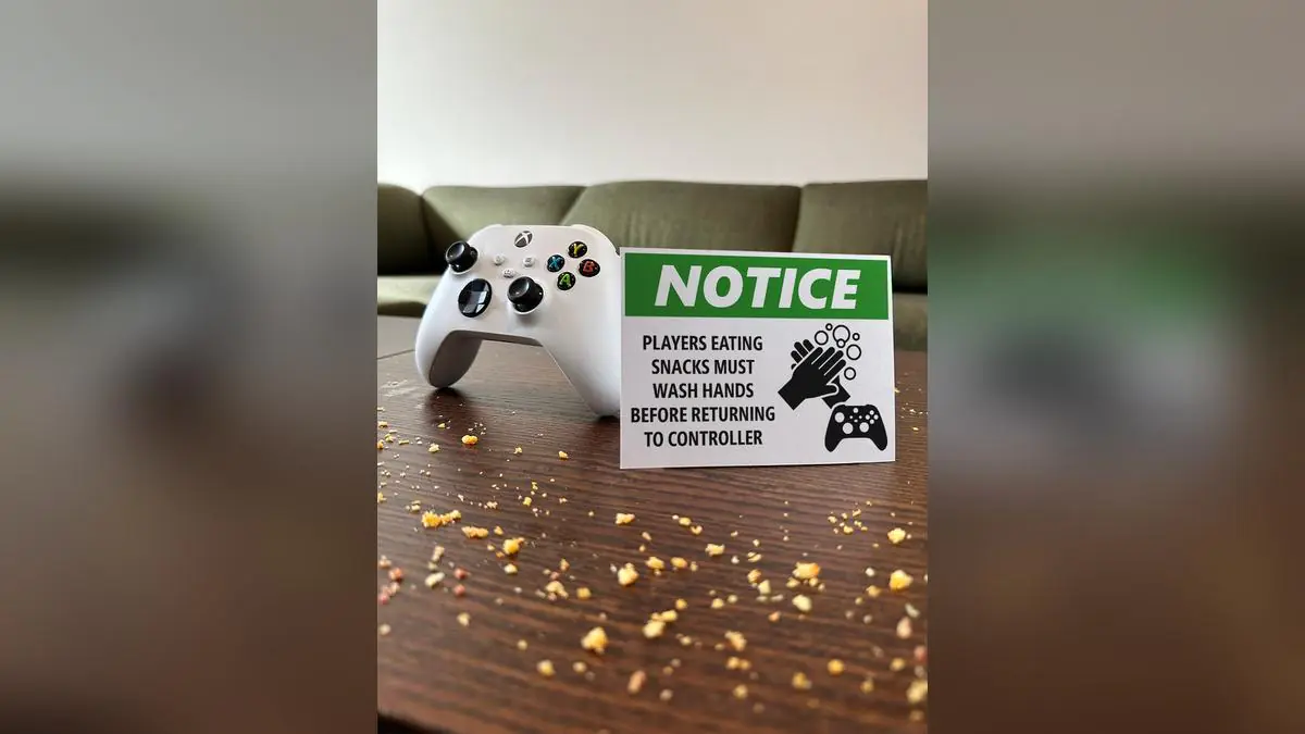 Xbox's Hilarious PSA Goes Viral: Keep Your Snacks Away From Controllers
