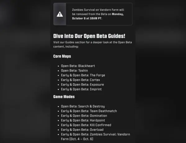 Black Ops 7 Beta Zombies Mode Dates Revealed With Major Confusion