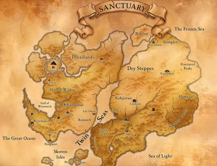 Diablo's Sanctuary Map Reveal Sparks Wild Player Reactions