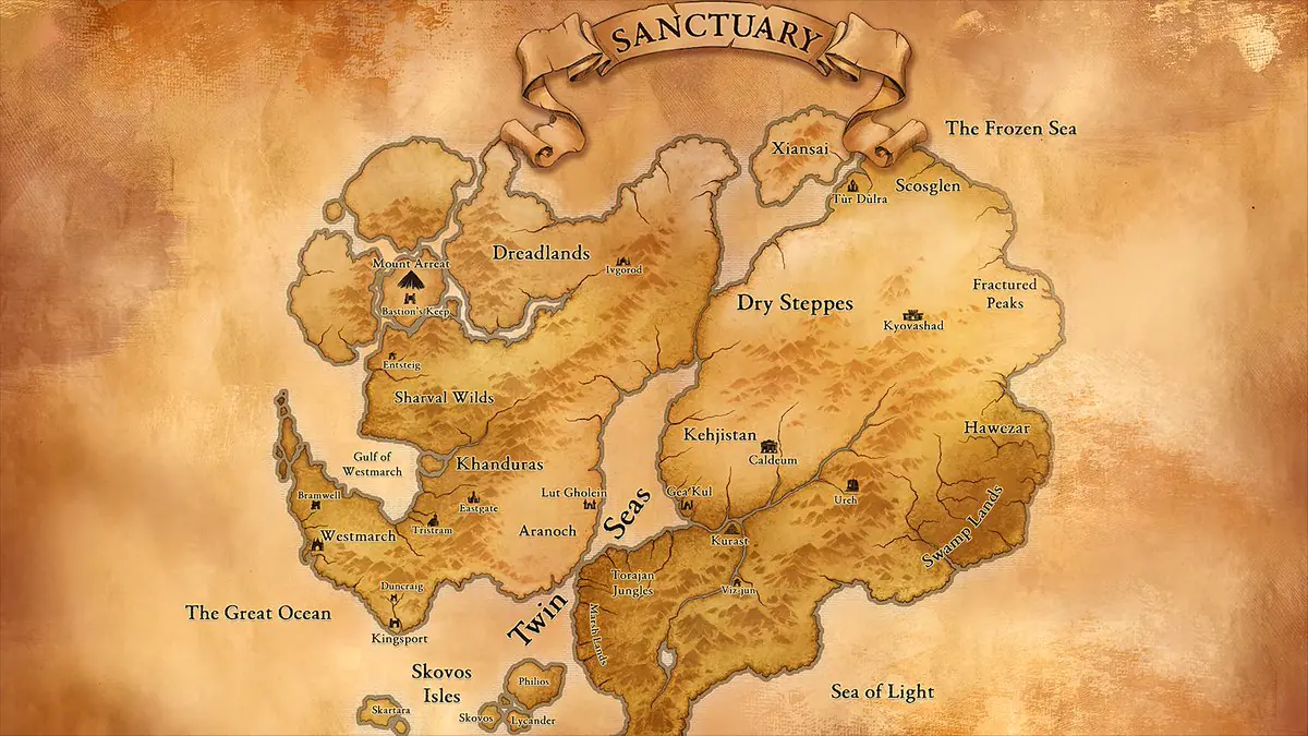 Diablo's Sanctuary Map Reveal Sparks Wild Player Reactions