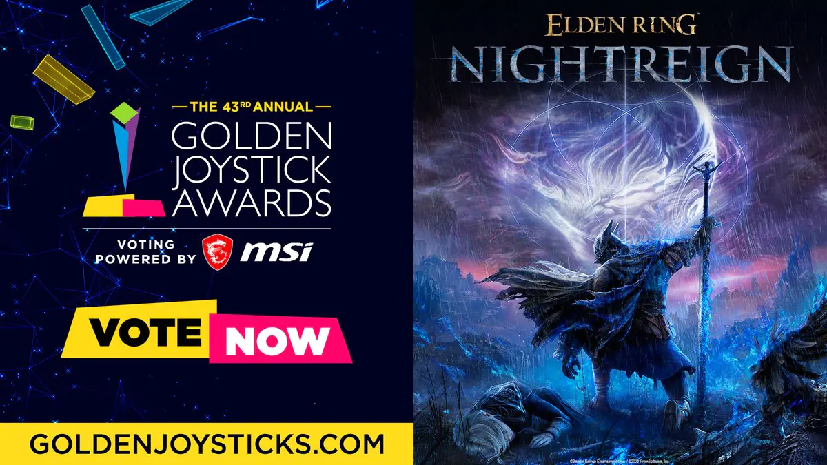 Elden Ring's Night Reign Nominated for Best Multiplayer Game at Golden Joystick Awards