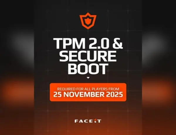 FACEIT's Big Security Move: TPM 2.0 and Secure Boot Required Soon