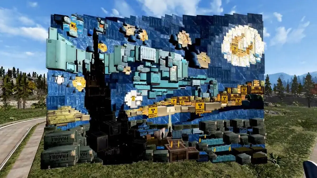 Fallout 76 Player Recreates Van Gogh Masterpieces in Game's Build Mode