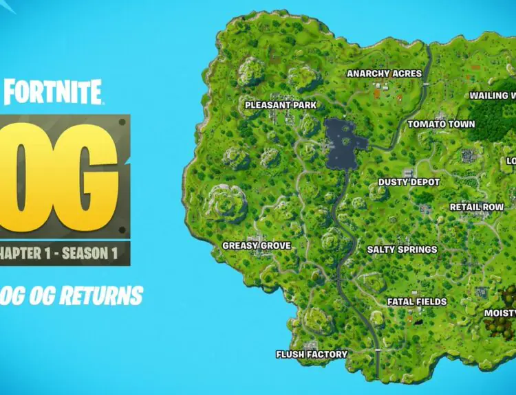 Fortnite OG Chapter 1 Map Gets Surprising 2026 End Date Extension