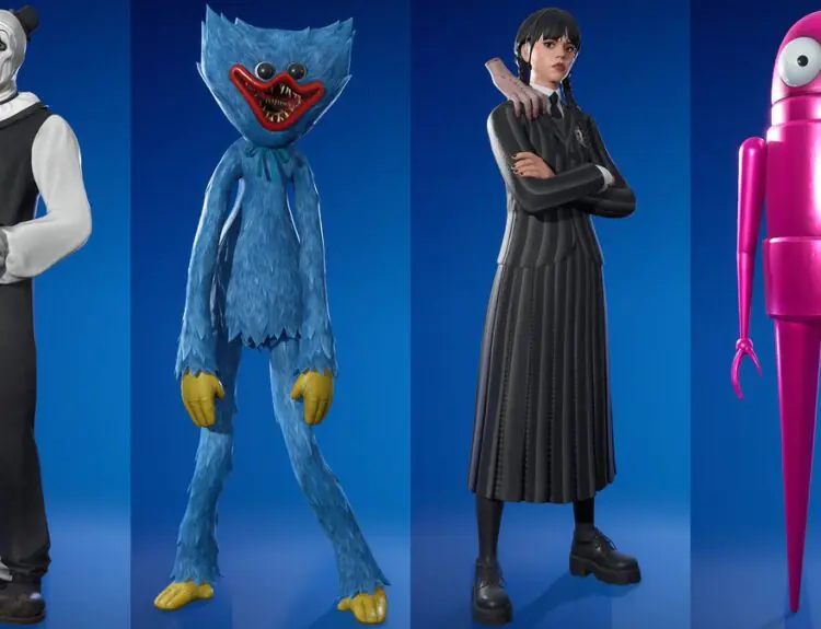 Fortnite's Next 4 Item Shops Are Absolutely Stacked With Horror Icons