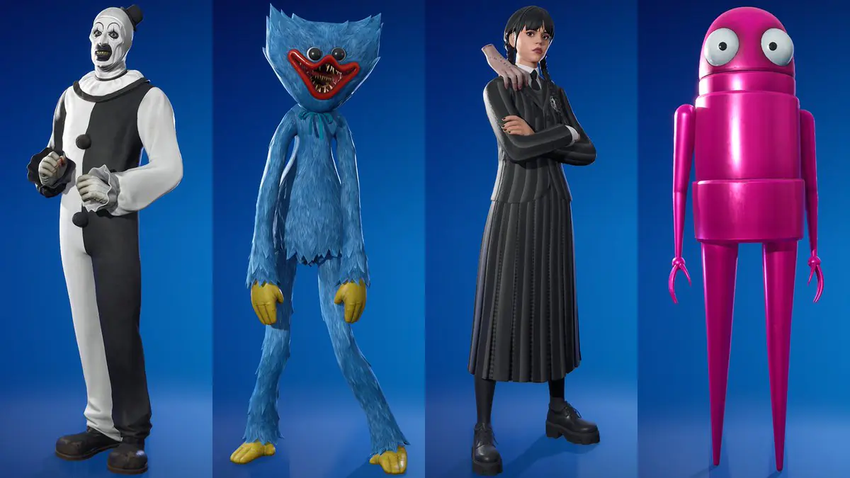 Fortnite's Next 4 Item Shops Are Absolutely Stacked With Horror Icons