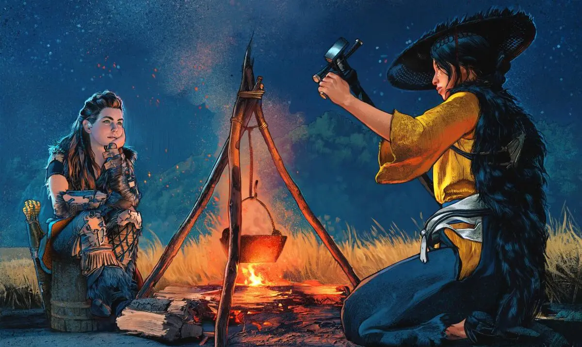 Guerrilla Games Celebrates Ghost of Yōtei Launch With Epic Aloy Crossover Art