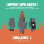 Minecraft's Copper Cape Quest Challenges Players to Summon 75 Million Golems
