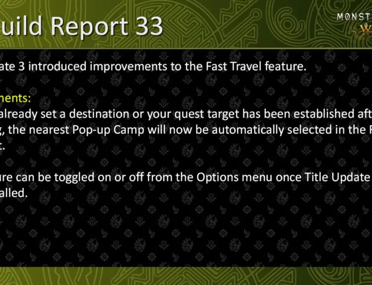 Monster Hunter Wilds Gets Smarter Fast Travel in Title Update 3