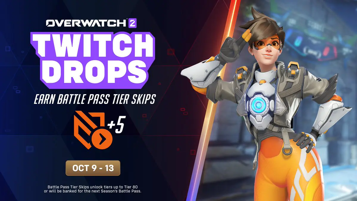 Overwatch 2's Twitch Drops Give Players Free Battle Pass Tier Skips This Weekend