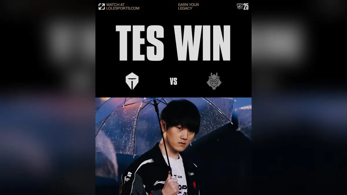 TES Smashes G2 in Worlds 2025 Opening Match, Fans React