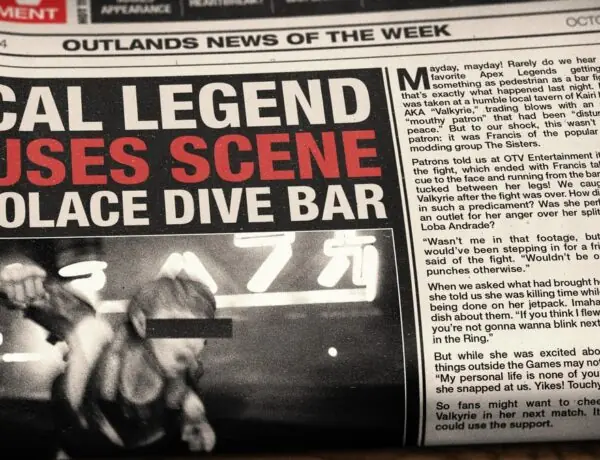 Valkyrie's Bar Brawl Sparks Apex Legends Lore and Buff Hype