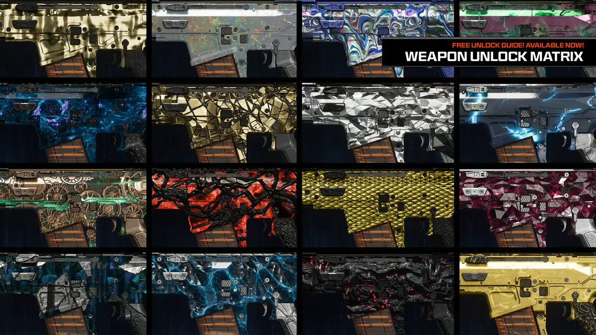 Black Ops 7 Weapon Unlock Matrix Reveals All The Grind Details