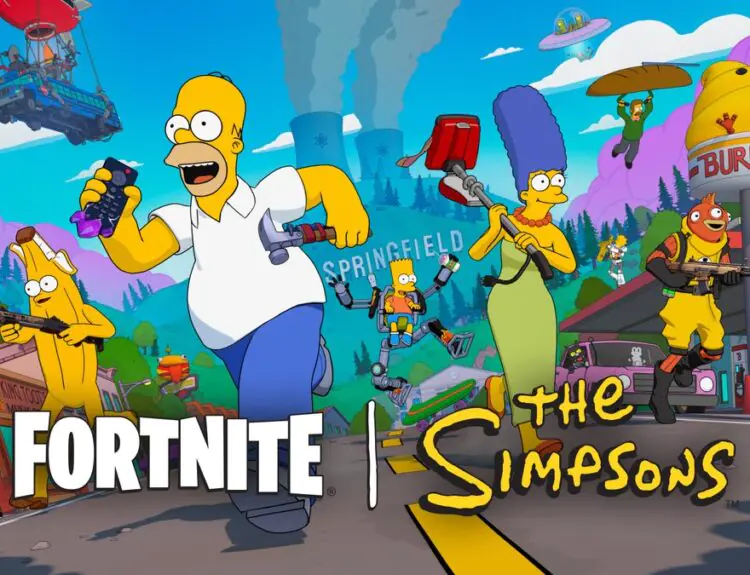 Fortnite Drops Into Springfield With Wild Simpsons Crossover On Nintendo Switch
