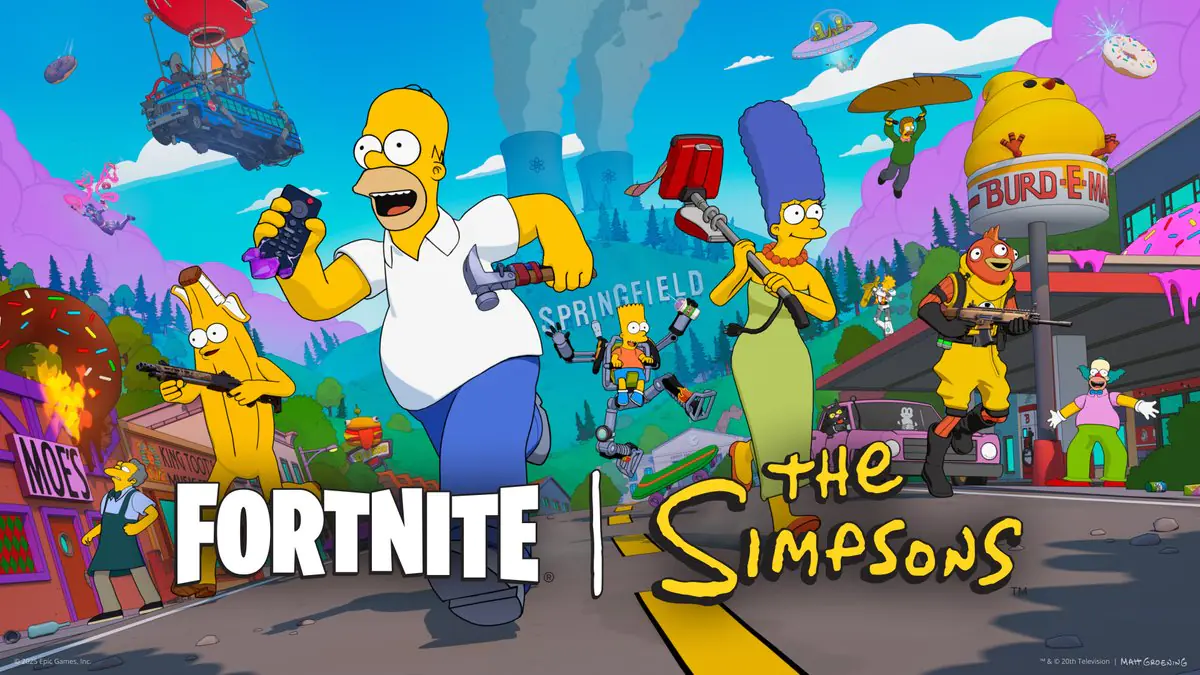 Fortnite Drops Into Springfield With Wild Simpsons Crossover On Nintendo Switch
