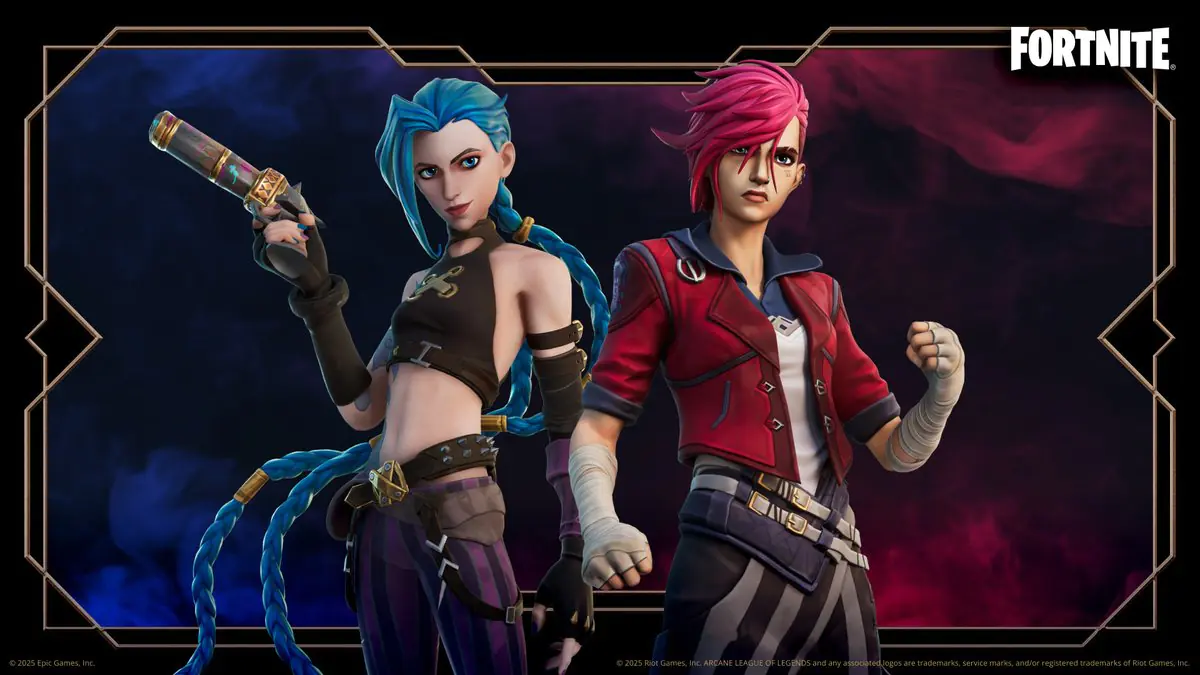 Fortnite's Arcane Jinx and Vi Return to the Shop Amid Player Backlash