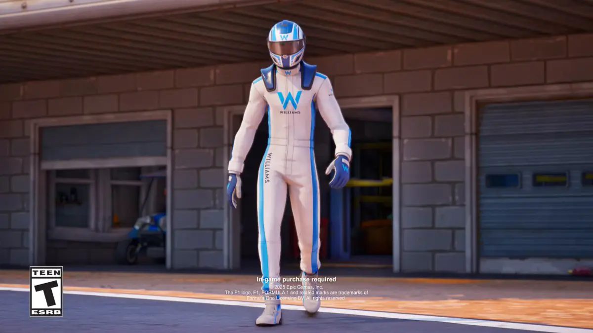 Fortnite's F1 Crossover Has Players Revving Their Engines