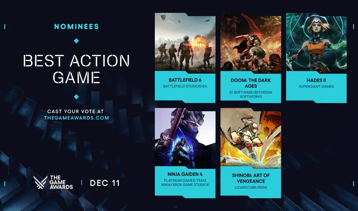 Gamers Battle Over Best Action Game at The Game Awards