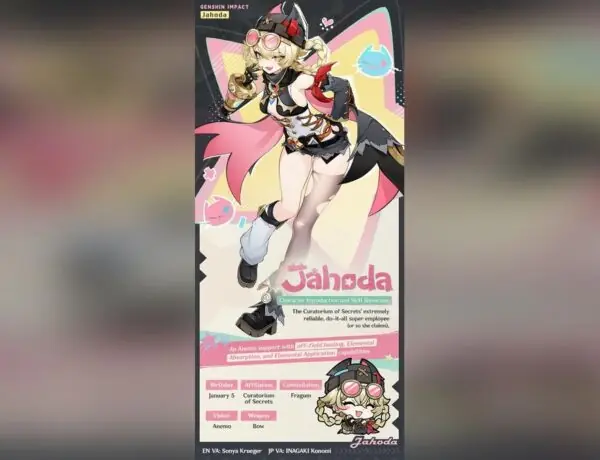 Genshin Impact's New Jahoda Support Character Is Game-Changing