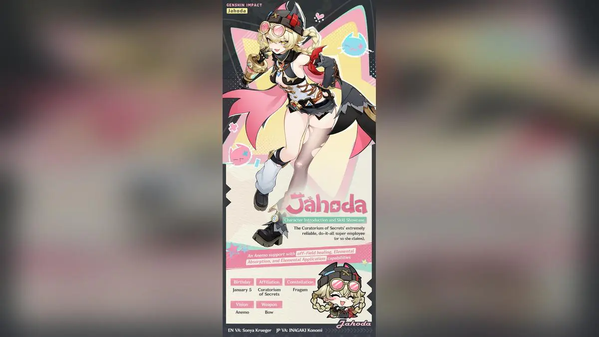 Genshin Impact's New Jahoda Support Character Is Game-Changing