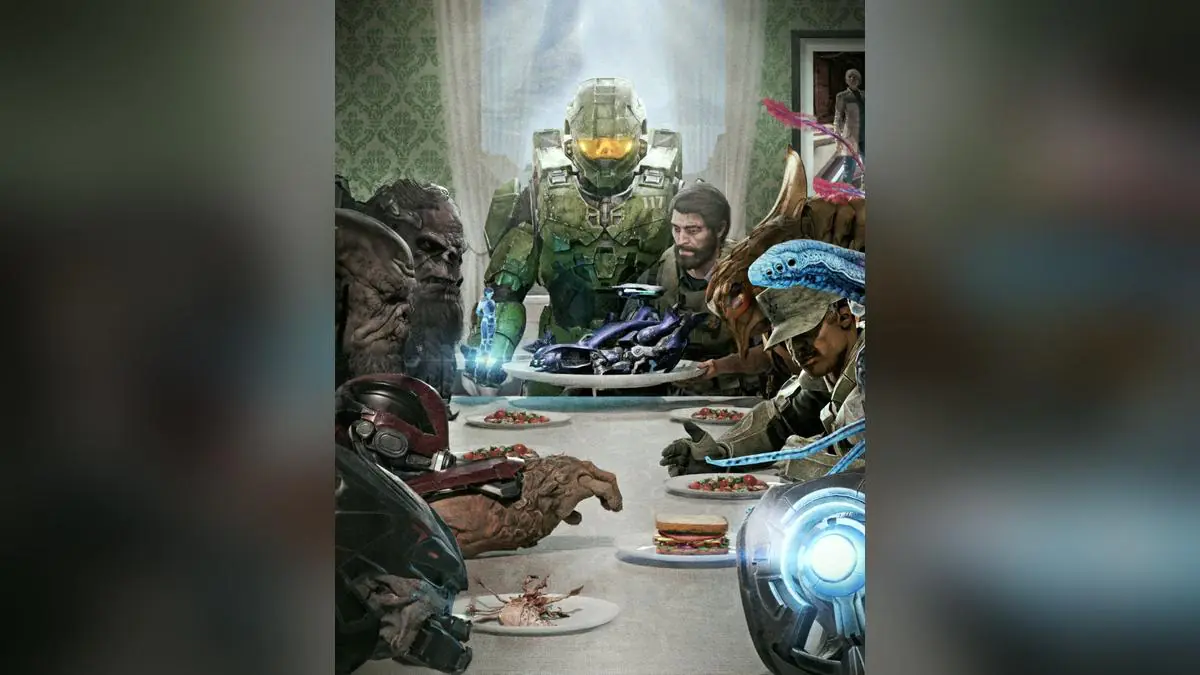 Halo's Thanksgiving Feast Goes Viral With Flood Infection Forms and Scarabs