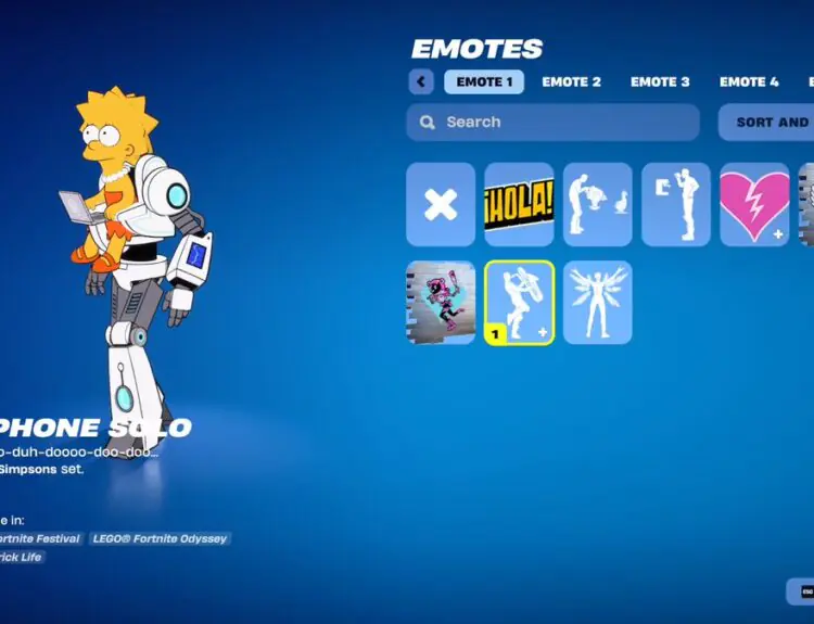 Lisa Simpson Fortnite Emote Leaks And Gamers Have Thoughts